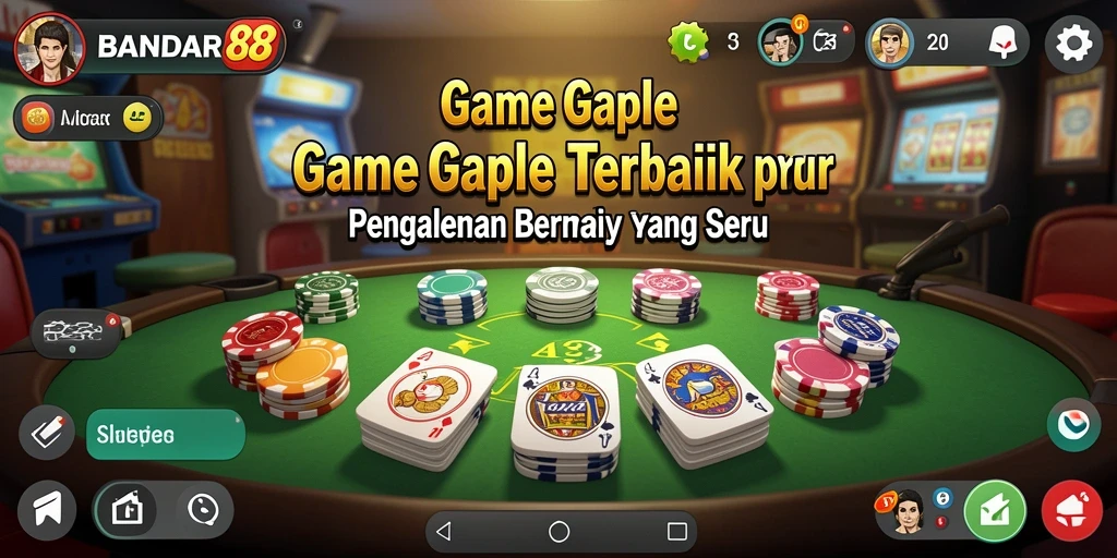 Gameplay BANDAR88 menampilkan kartu Gaple yang menarik dan seru.