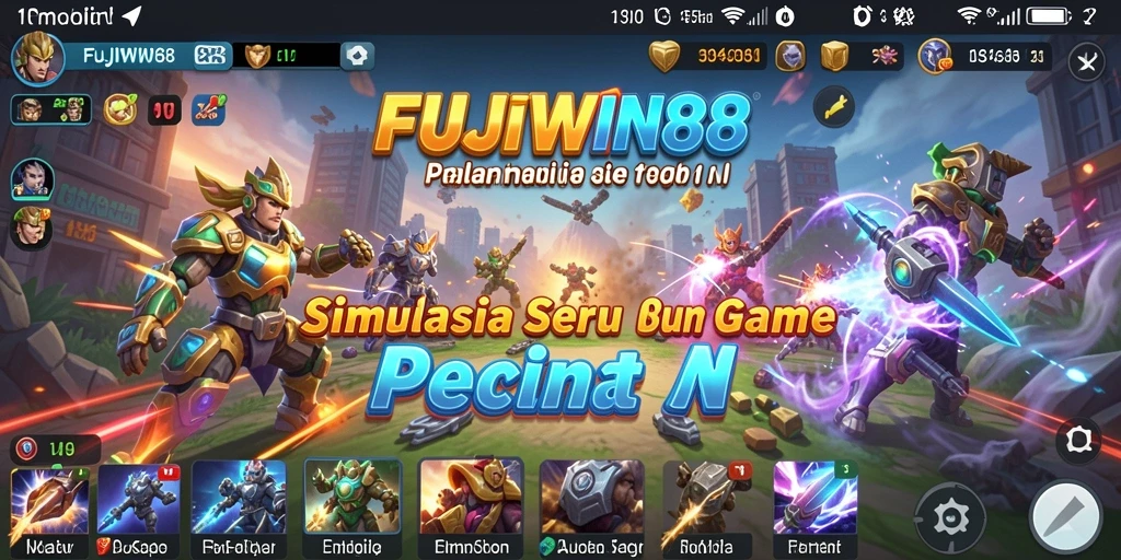 Tampilan menarik dari gameplay FUJIWIN88 yang penuh simulasi.
