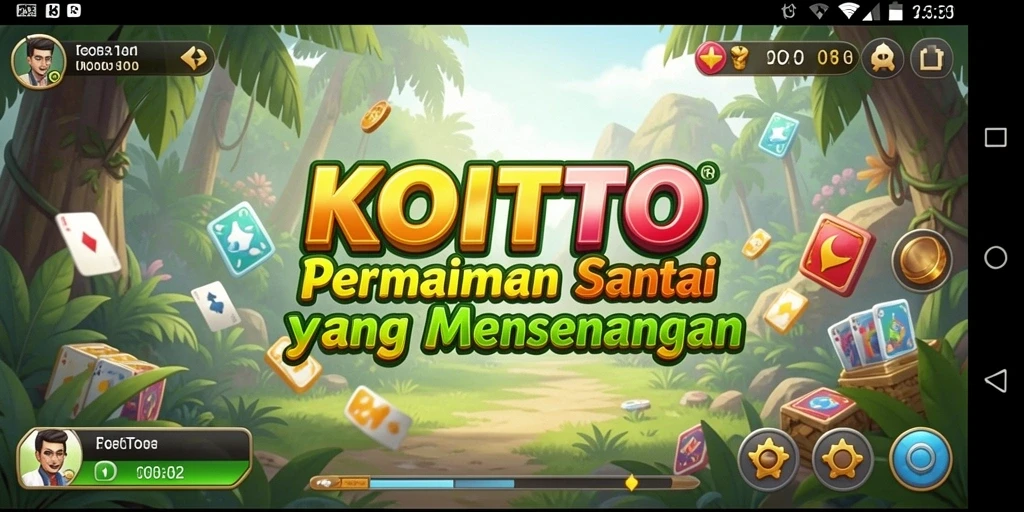Tangkapan layar KOITOTO menampilkan gameplay yang seru dan berwarna-warni.