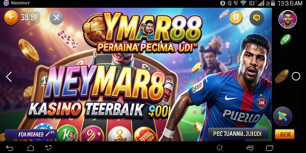 Tampilan gameplay NEYMAR88 yang menarik dan penuh warna.