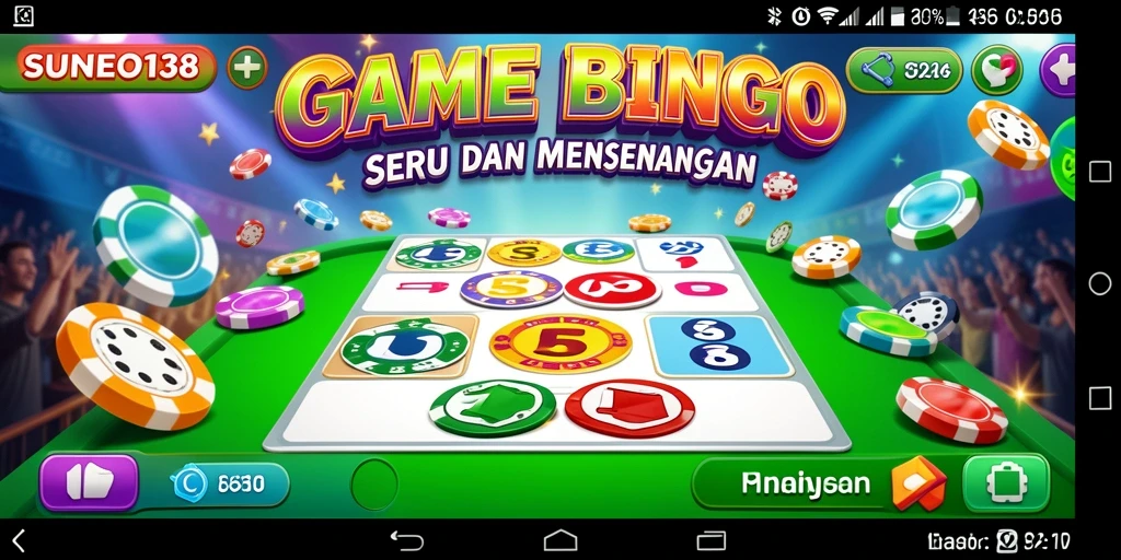 Menampilkan gameplay menyenangkan dari SUNEO138 Bingo.