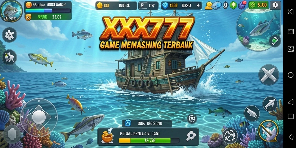 Tangkapan ikan besar di lautan yang memukau.