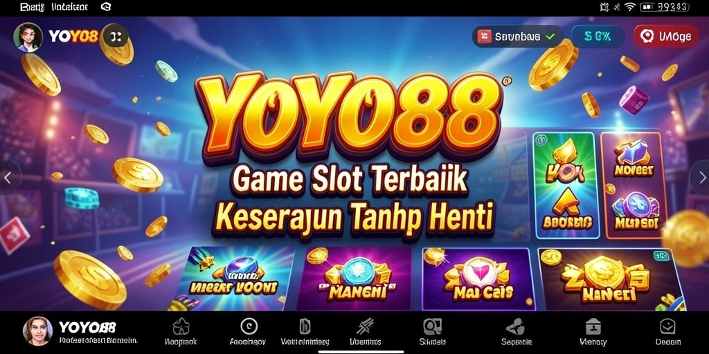 Tampilan gameplay menarik di YOYO88 dengan mesin slot yang beragam.
